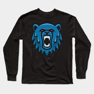 Bear vector mascot illustration Long Sleeve T-Shirt